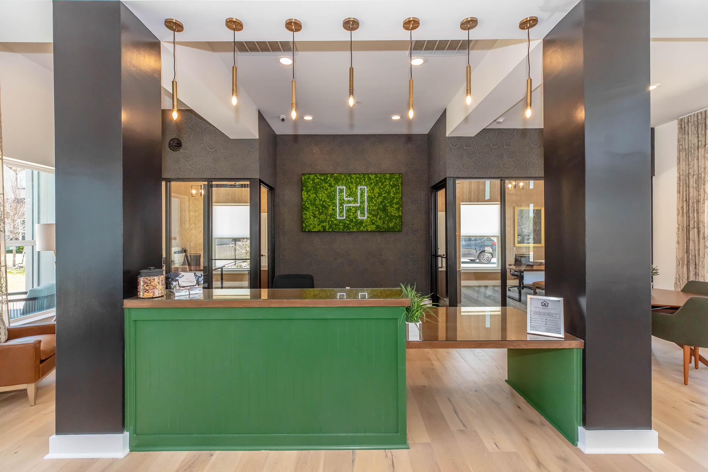 hudson at the crossroads district lobby